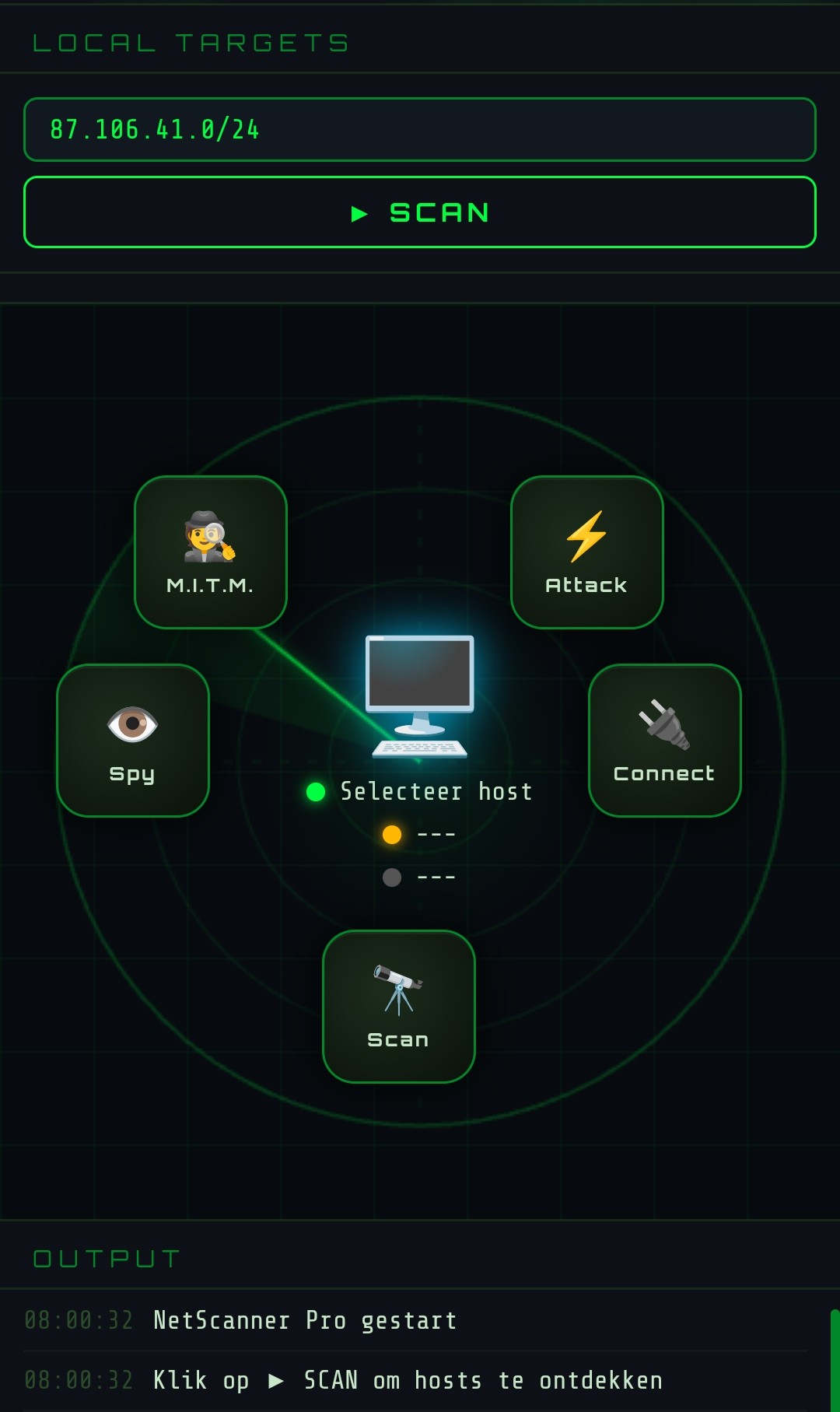 Network Scanner and Spoofer
