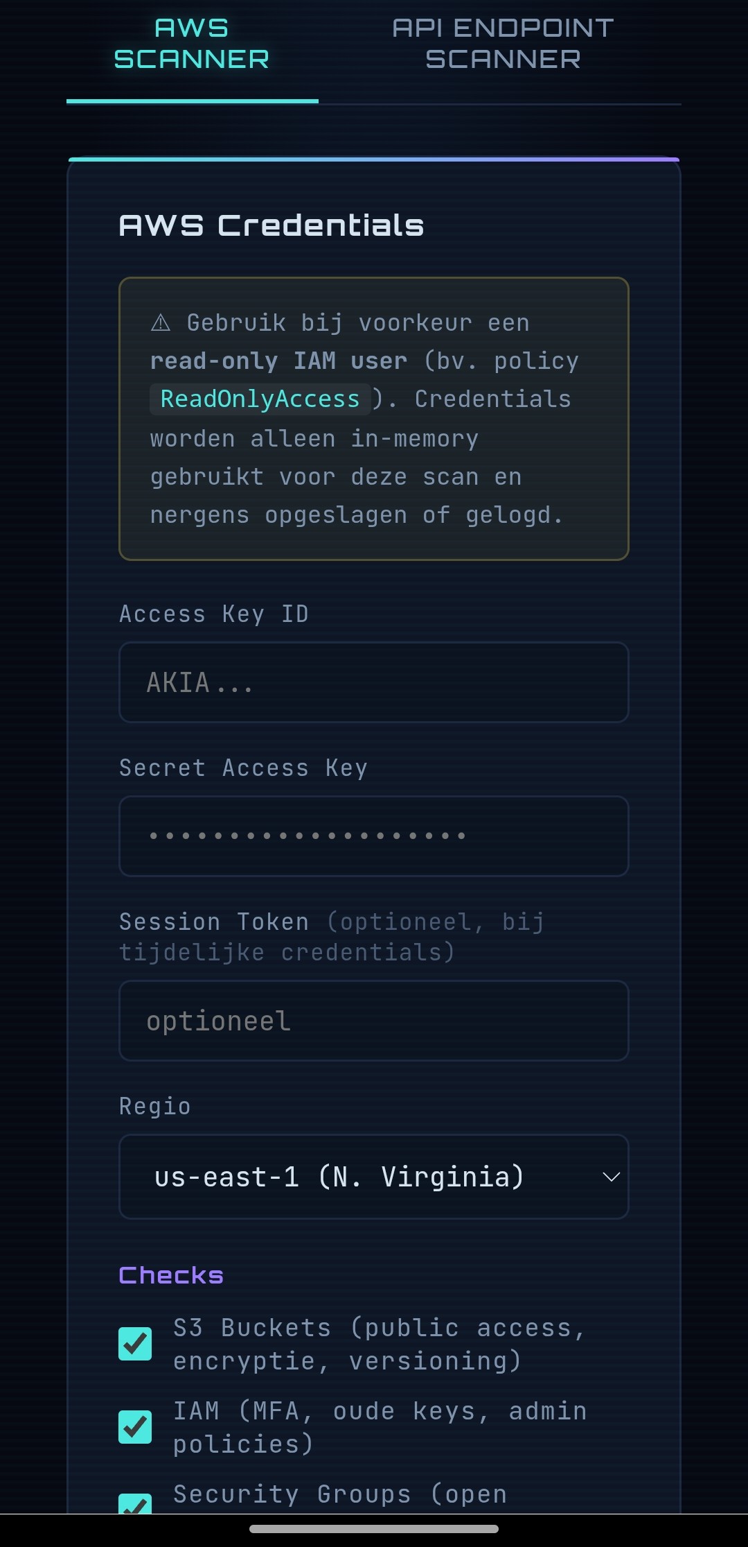 Abel123 AWS Scanner