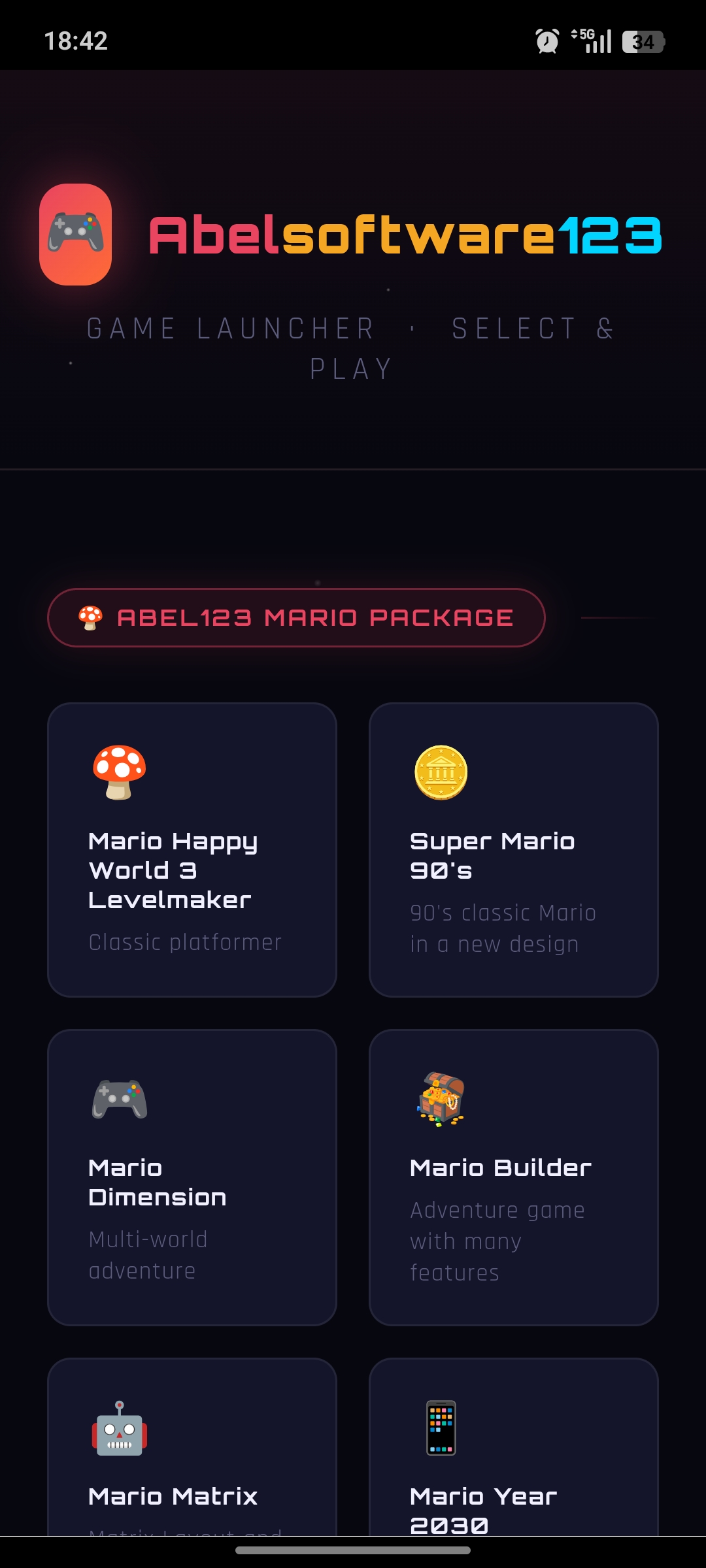 Abel123 Game Launcher