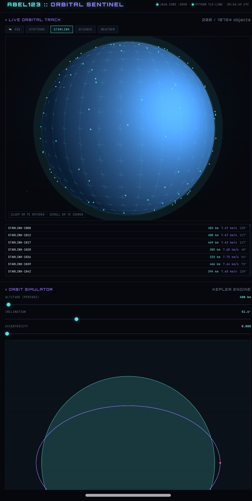 Abel123 Space Orbit Software