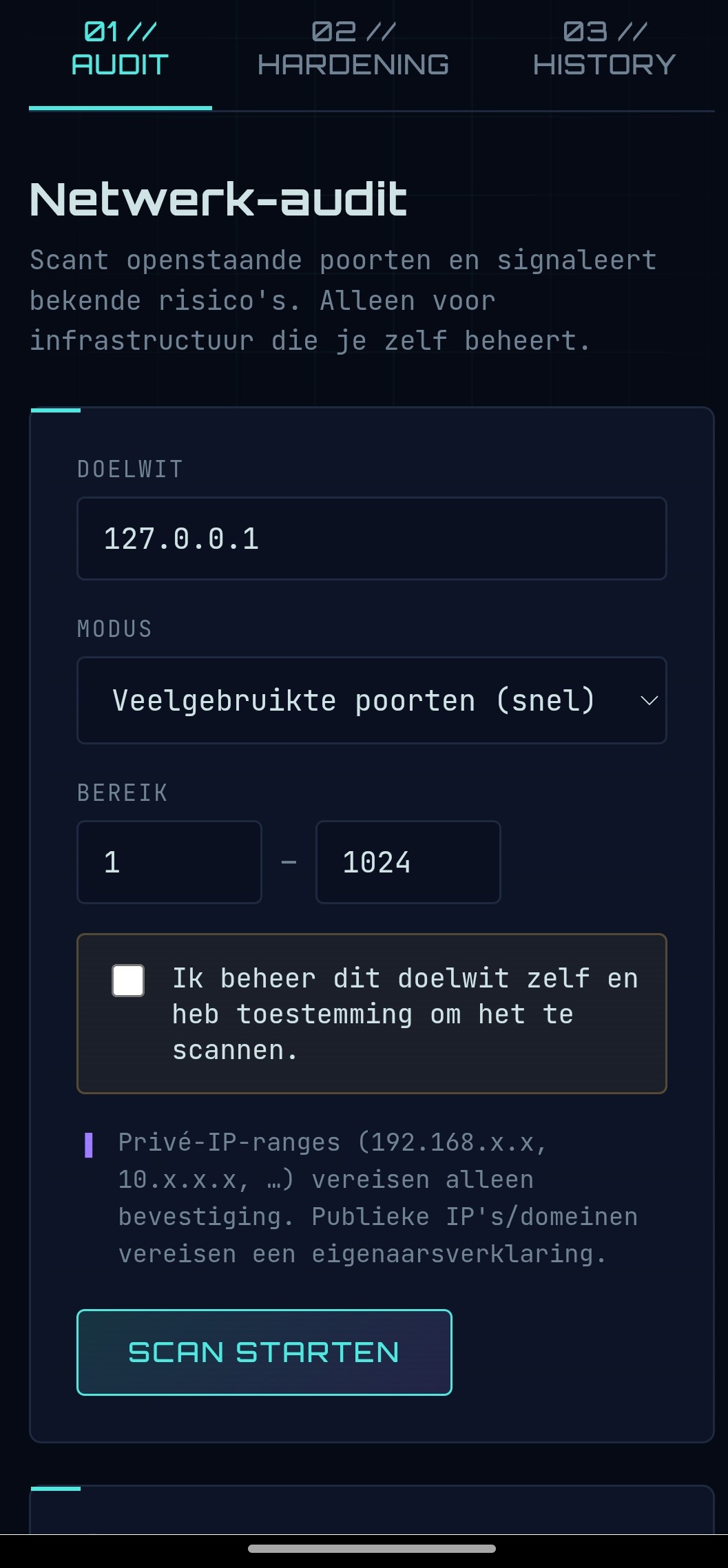 Sentinel Hardening Software